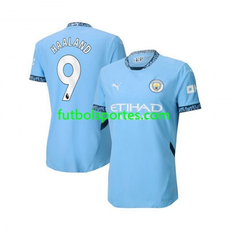 Camiseta Manchester City Erling Haaland 9 Primera Equipación 2024/2025